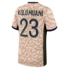 Maillot de Supporter Paris Saint-Germain Kolo Muani 23 Quatrième Jordan 2023-24 Pour Homme